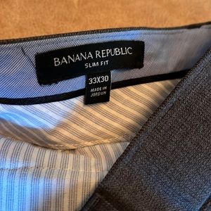 Men’s Banana Republic Dress Pants Slim Fit 33-30